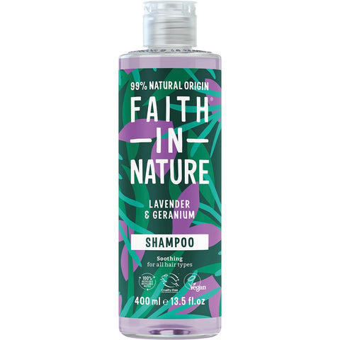 FAITH IN NATURE Shampoo Soothing Lavender & Geranium 400ml