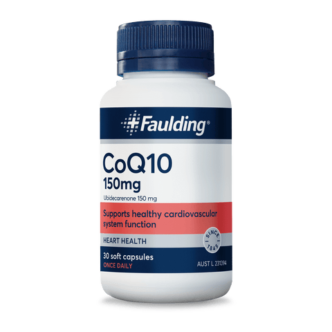 Faulding CoQ10 150mg 30 Capsules