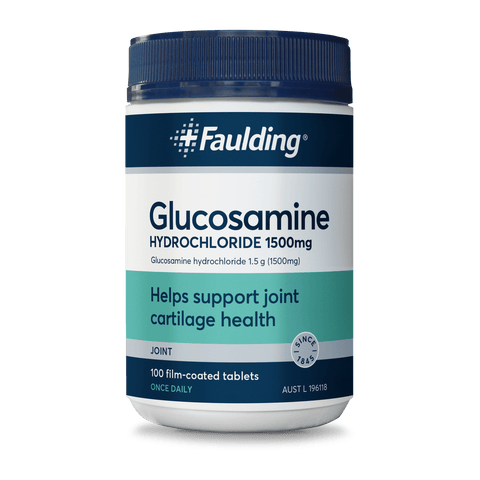 Faulding Glucosamine HCL 1500mg 100 Tabs