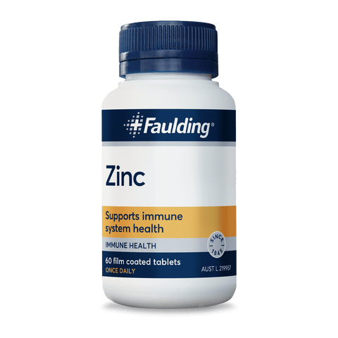 Faulding Remedies Zinc Support 60 Tablets