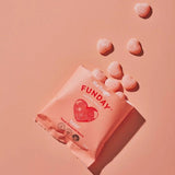 Funday Sour Peach Flavoured Hearts 50g