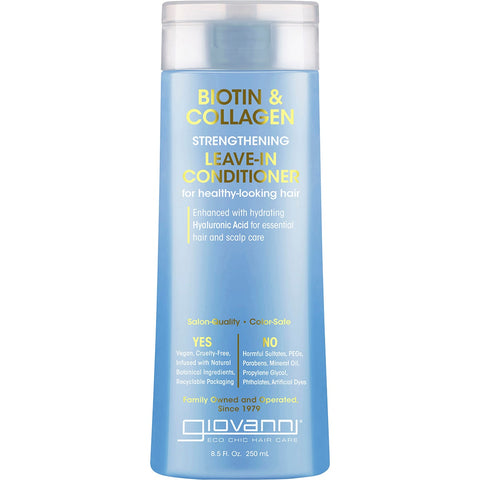 GIOVANNI Leave-in Conditioner Biotin & Collagen Strengthening 250ml