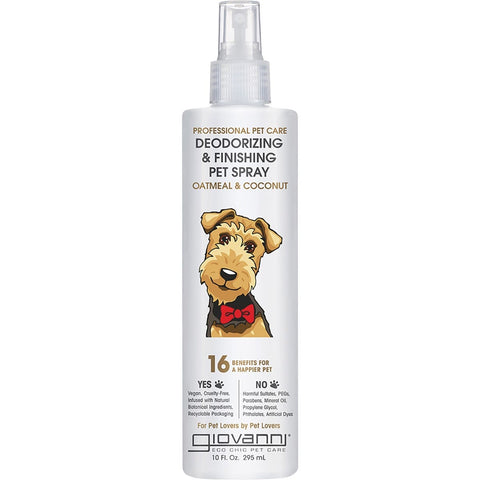 Giovanni Deodorizing & Finishing Spray Professional Pet Care 295ml