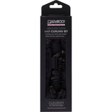 GIOVANNI Heatless Satin Hair Curling Set Black