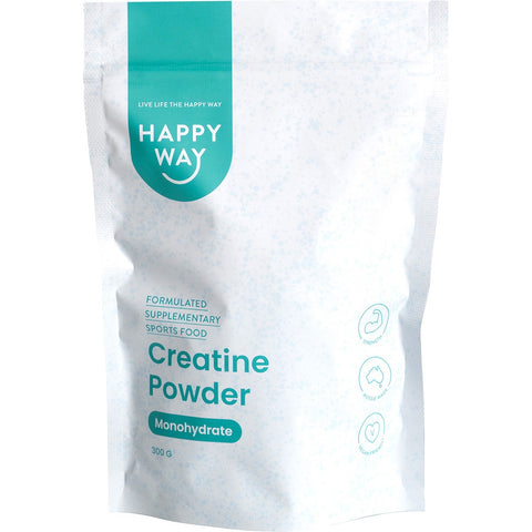 HAPPY WAY Creatine Powder Monohydrate 300g