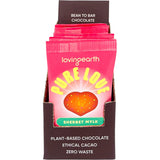 LOVING EARTH Sherbert Mylk Chocolate Heart 16x30g