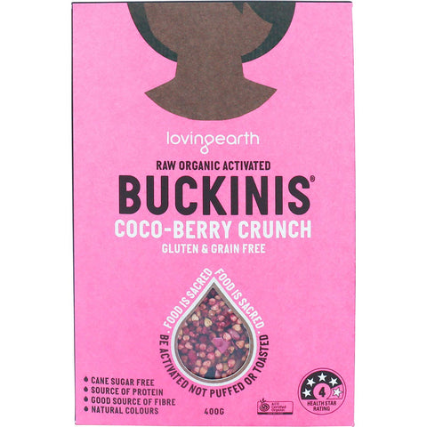 LOVING EARTH Buckinis Coco-Berry Crunch 400g