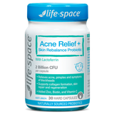 Life Space Acne Relief + Skin Rebalance 30 Capsules