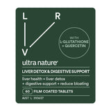 Ultra Nature Liver Detox & Digestive Support 60 Tablets