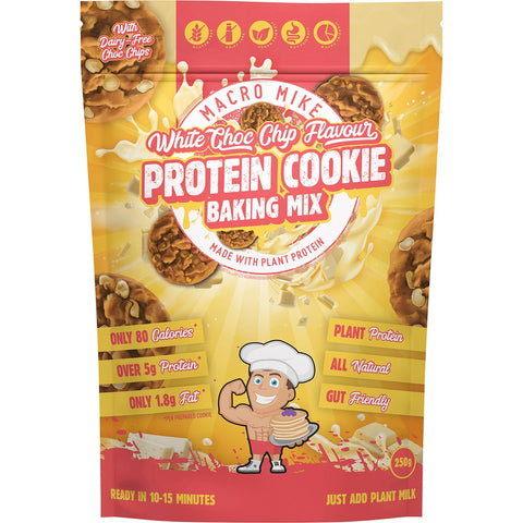 MACRO MIKE Cookie Baking Mix Almond Protein White Choc Chip 250g