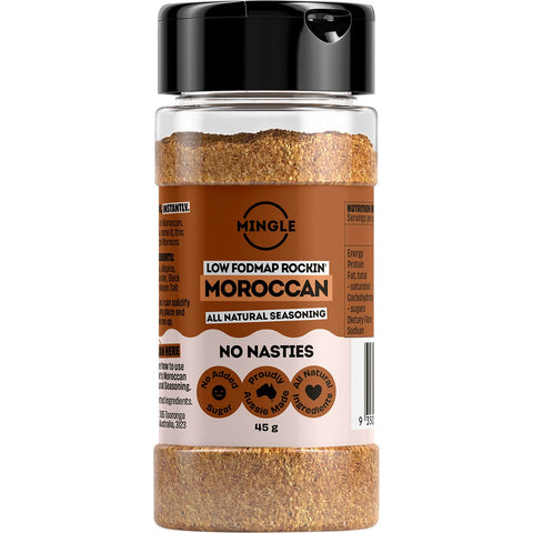 MINGLE Natural Seasoning Blend Moroccan Low FODMAP 45g