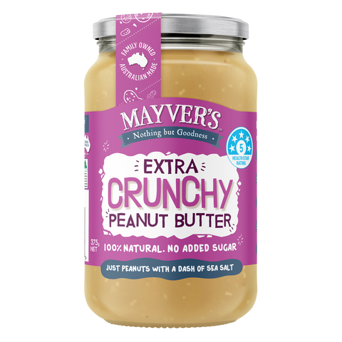 Mayver's Peanut Butter Extra Crunchy 375g