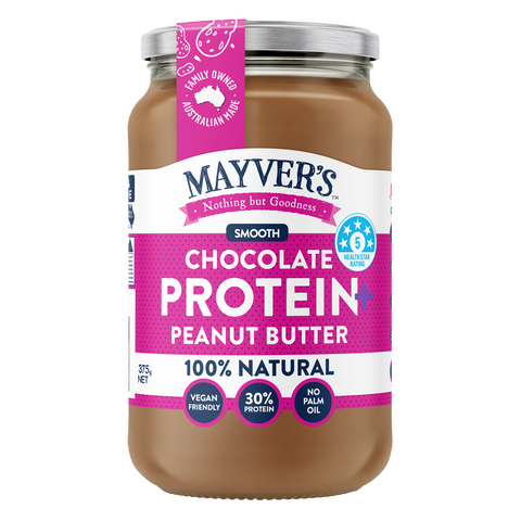 Mayver's Peanut Butter Protein PlusChoc 375g Pack of 6