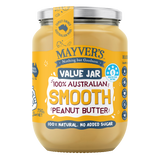 Mayver's Peanut Butter Smooth 750g Pack of 6