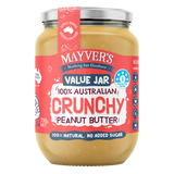 Mayver's Peanut Butter Crunchy 750g Pack of 6