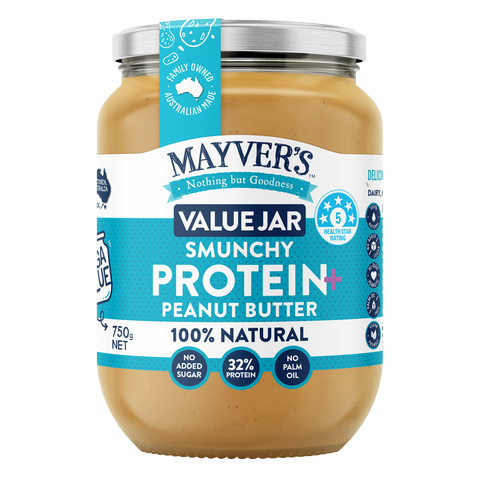 Mayver's Peanut Butter Protein 750g Pack of 6