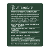 Ultra Nature Memory & Cognition Boost 60 Capsules