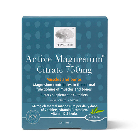 New Nordic Active Magnesium Citrate 60t