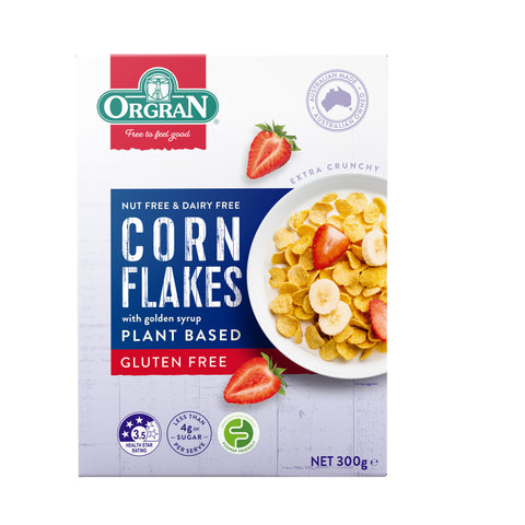 Orgran Gluten Free Corn Flakes 300g (Pack of 6)