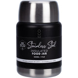 EVER ECO Insulated Stainless Steel Food Jar Onyx 500ml