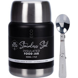 EVER ECO Insulated Stainless Steel Food Jar Onyx 500ml