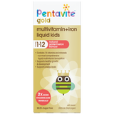 Pentavite Gold Multivitamin + Iron Liquid Watermelon For Kids 200ml