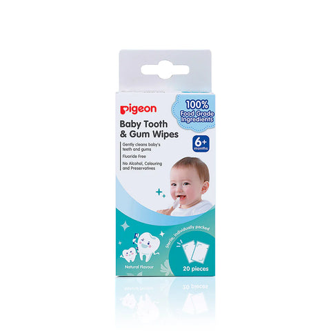 Pigeon baby tooth and gum wipes