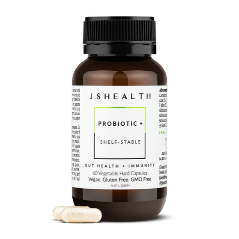 JSHEALTH Probiotic + Shelf-Stable 60 Capsules