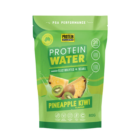 Protein Supplies Australia Protein Water contains Electrolytes + BCAAs Pineapple Kiwi 800g