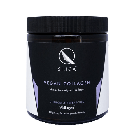 Qsilica Vegan Collagen 180g Berry Flavoured Powder