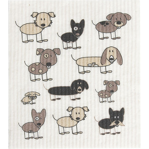 RetroKitchen 100% Compostable Sponge Cloth Dogs