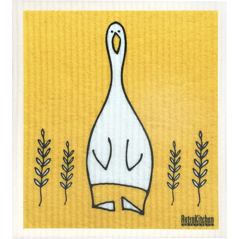 RetroKitchen 100% Compostable Sponge Cloth Duck