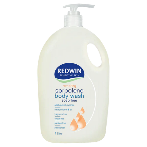 Redwin Sorbolene Body Wash with Vitamin E 1 Litre