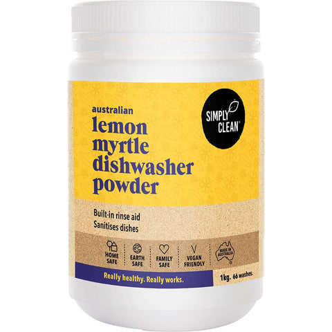 Simply Clean Lemon Myrtle Dishwasher Powder 1kg