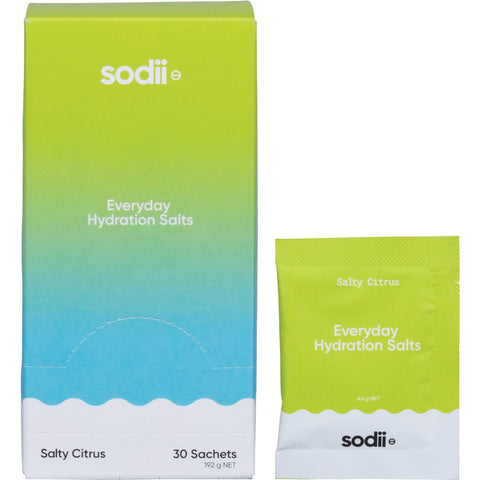 Sodii Everyday Hydration Salts Salty Citrus 30pk