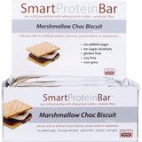 Smart Protein Bar Marshmallow Choc Biscuit Flavour Protein Bar 12x60g