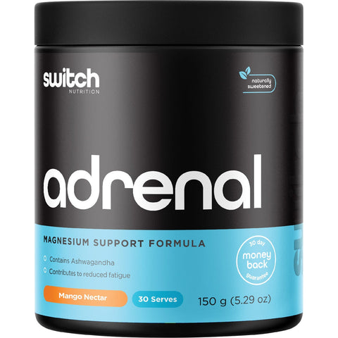 Switch Nutrition Adrenal Magnesium Support Formula Mango Nectar 150g