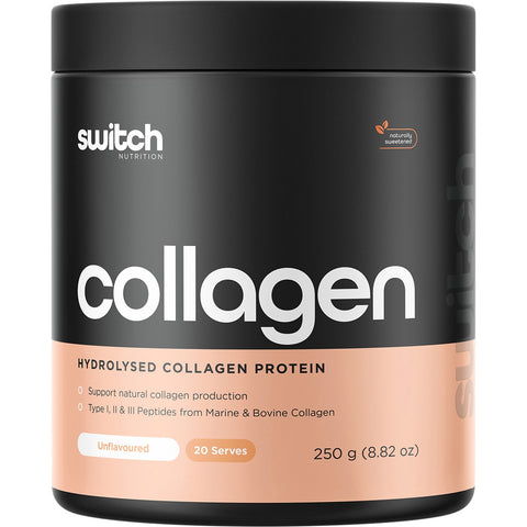 Switch Nutrition Hydrolysed Collagen Protein Unflavoured 250g