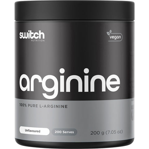 Switch Nutrition Arginine 100% Pure L-arginine Unflavoured 200g