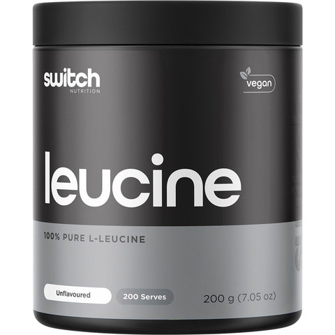 Switch Nutrition Leucine 100% Pure L-leucine Unflavoured 200g