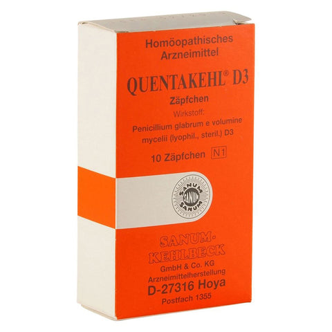 Sanum Quentakehl D3 Suppositories x 10 Pack