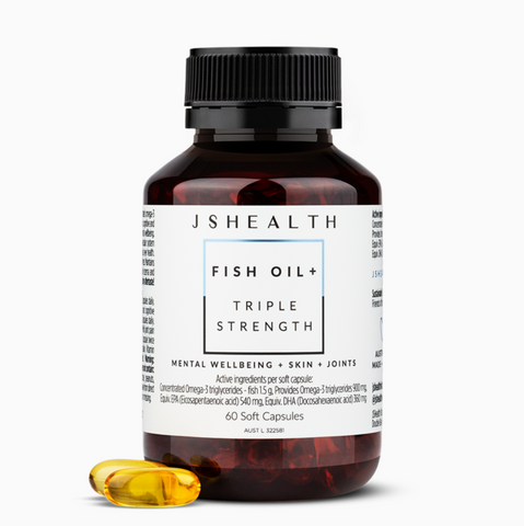 JSHealth Fish Oil+ Triple Strength 60 capsules