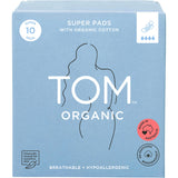 TOM ORGANIC Pads Super 10PK