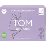 Tom Organic Pads Ultra Thin Overnight 8pk