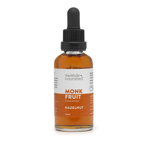 Thankfully Nourished Monkfruit Concentrate Hazelnut 50ml