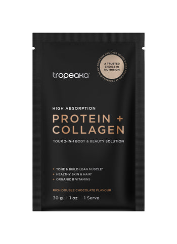 Tropeaka Protein & Collagen Rich Choc 30g Pack of 12