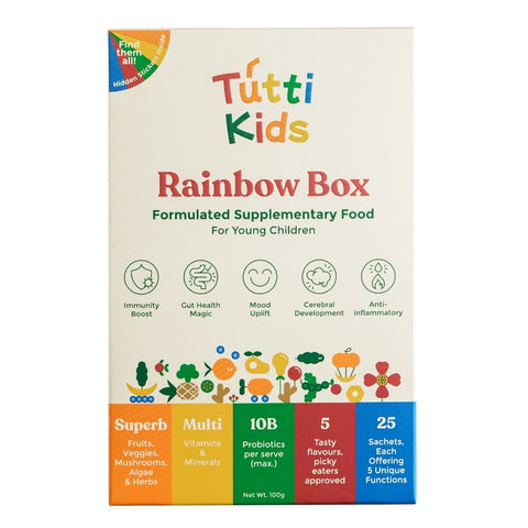 Tutti Kids Rainbow Box Sachets 100g