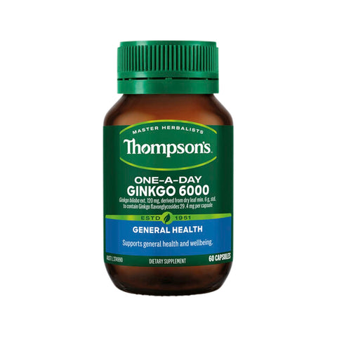 Thompson's One-A-Day Ginkgo 6000mg 60 Capsules