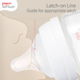 Pigeon Softouch Peristaltic Plus Wide Neck PPSU 160ml BPA BPS Free Twin Pack