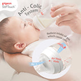 Pigeon SofTouch PP Wide Neck Baby Bottle 330mL suits 6+ month